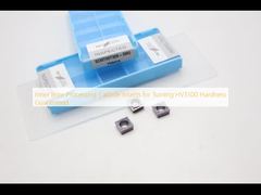 Plaquettes de tournage en carbure pour usinage d'alésages internes, dureté HV3500 garantie