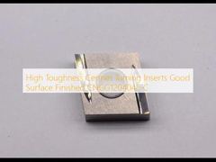 Résistance élevée à l'usure du cermet à tourner insère une bonne surface finie