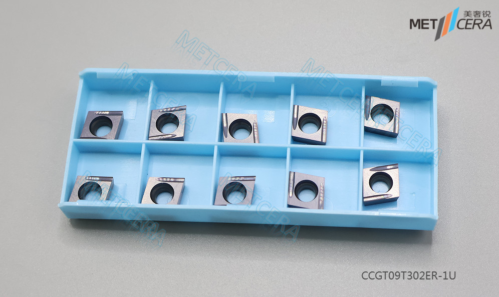 Insert de tournage de carbure Diamant 80° Insert de carbure positif CCGT09T302 Pour le tournage de porte-outils Insert de perçage
