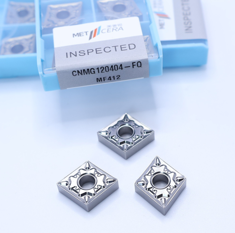 Machines à tourner à commande numérique externes inserts HRA92.5 Dureté CNMG120404-FQ inserts de carbure non recouverts