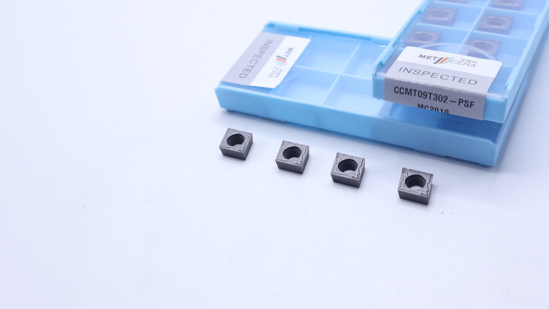 CCMT09T302 Insert à cermet CNC pour outils de tournage de tournes métalliques, outils de tournes céramiques métalliques, finition de la fraiseuse