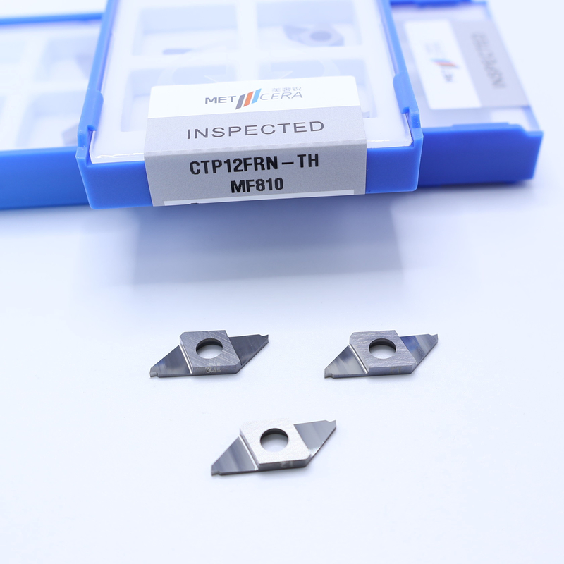 Partage non recouvert des inserts indexables de qualité MF810 Insert en carbure CNC pour coupure CTP12FRN-TH