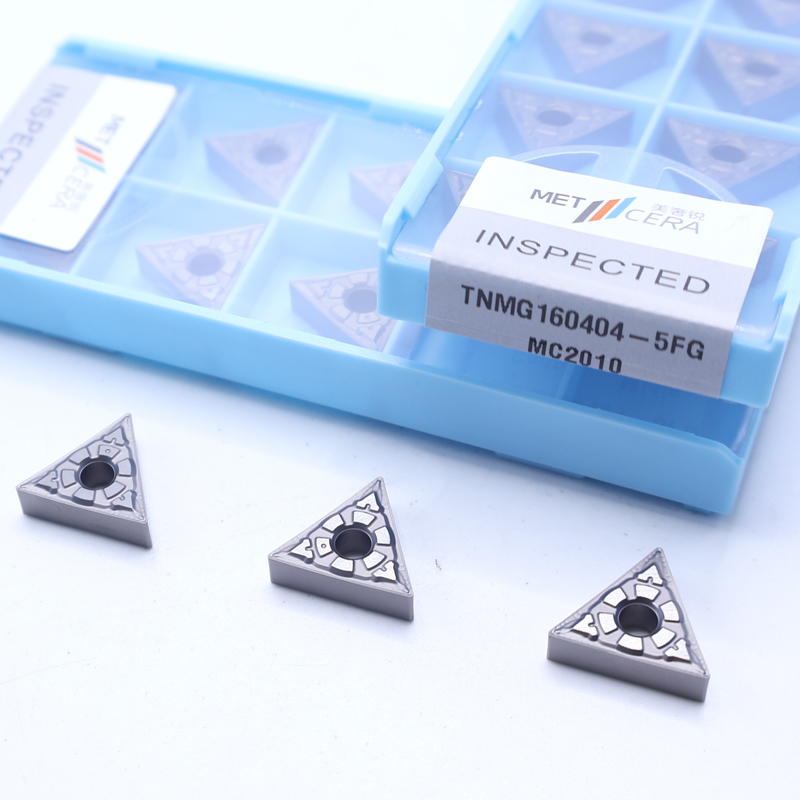 MC2010/PV2110/PV2310 TNMG160404 TNMG160408 inserts de tournage CNC inserts de tournage Cermet pour une machine CNC dans un disjoncteur 5FG