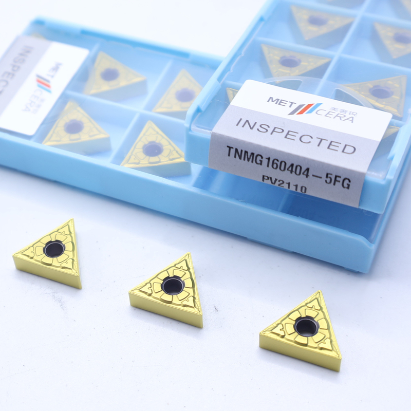 MC2010/PV2110/PV2310 TNMG160404 TNMG160408 inserts de tournage CNC inserts de tournage Cermet pour une machine CNC dans un disjoncteur 5FG