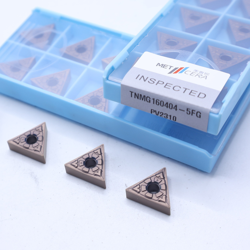 MC2010/PV2110/PV2310 TNMG160404 TNMG160408 inserts de tournage CNC inserts de tournage Cermet pour une machine CNC dans un disjoncteur 5FG