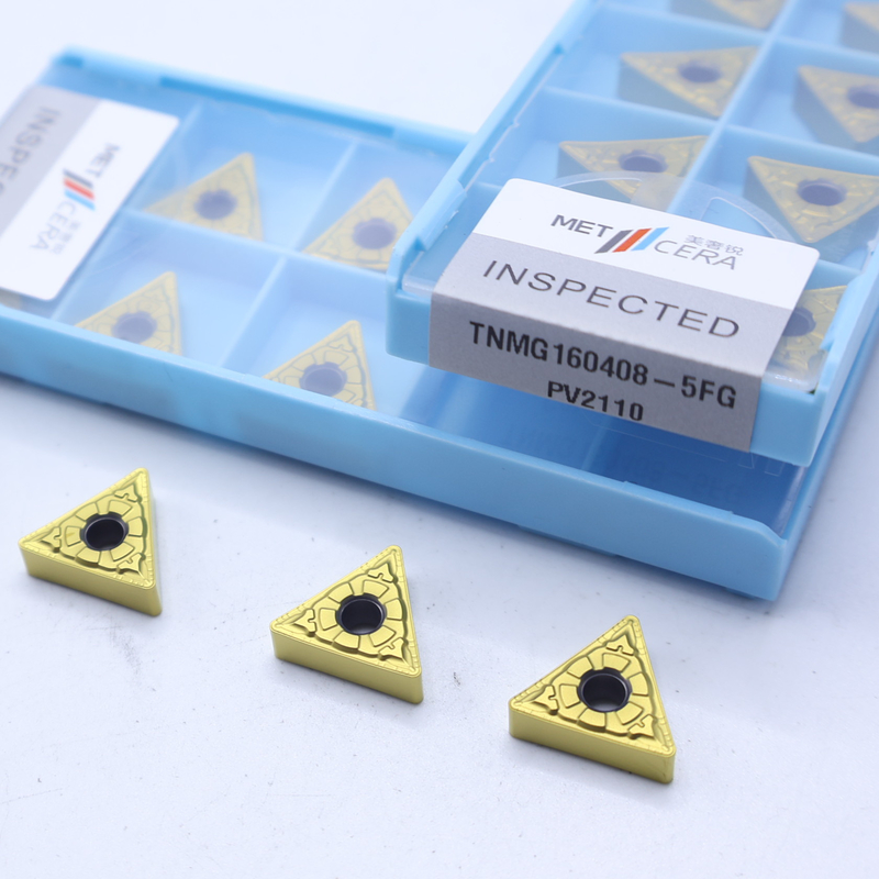 MC2010/PV2110/PV2310 TNMG160404 TNMG160408 inserts de tournage CNC inserts de tournage Cermet pour une machine CNC dans un disjoncteur 5FG