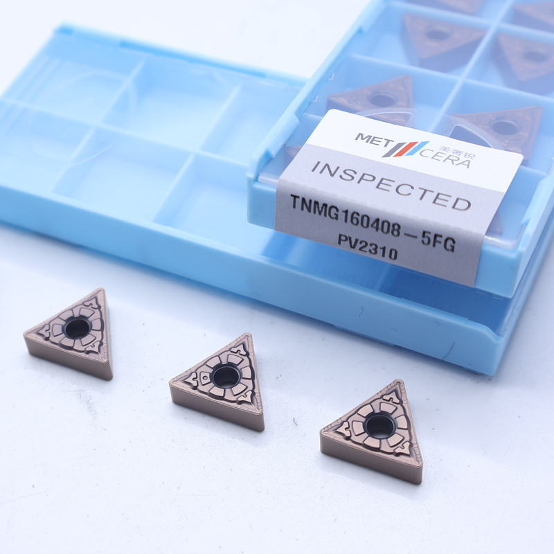 MC2010/PV2110/PV2310 TNMG160404 TNMG160408 inserts de tournage CNC inserts de tournage Cermet pour une machine CNC dans un disjoncteur 5FG