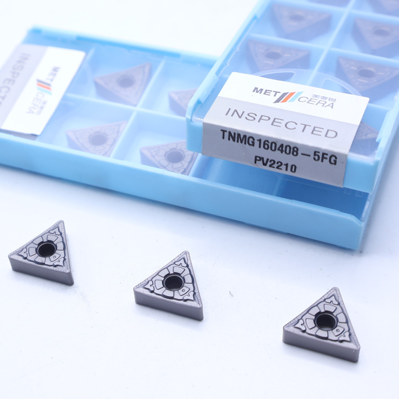 MC2010/PV2110/PV2310 TNMG160404 TNMG160408 inserts de tournage CNC inserts de tournage Cermet pour une machine CNC dans un disjoncteur 5FG