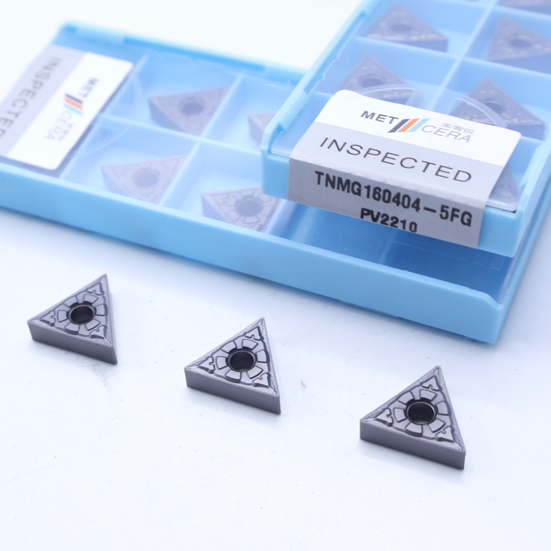 MC2010/PV2110/PV2310 TNMG160404 TNMG160408 inserts de tournage CNC inserts de tournage Cermet pour une machine CNC dans un disjoncteur 5FG