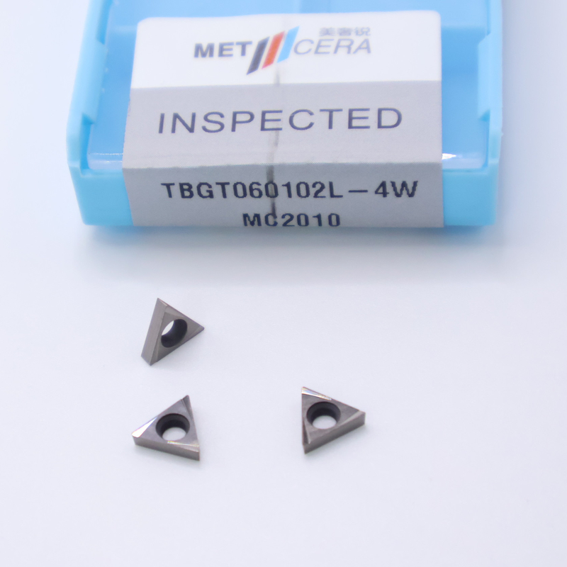 MC2010/PV2110 Grade Cermet inserts de tournage CNC avec inserts de finition et disjoncteur à puces 4W