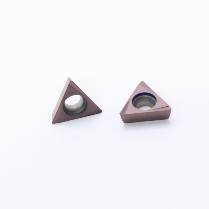 TPGT10 TPGT11 inserts de tournage de carbure pour le tournage CNC 4W disjoncteur en argent / bronze