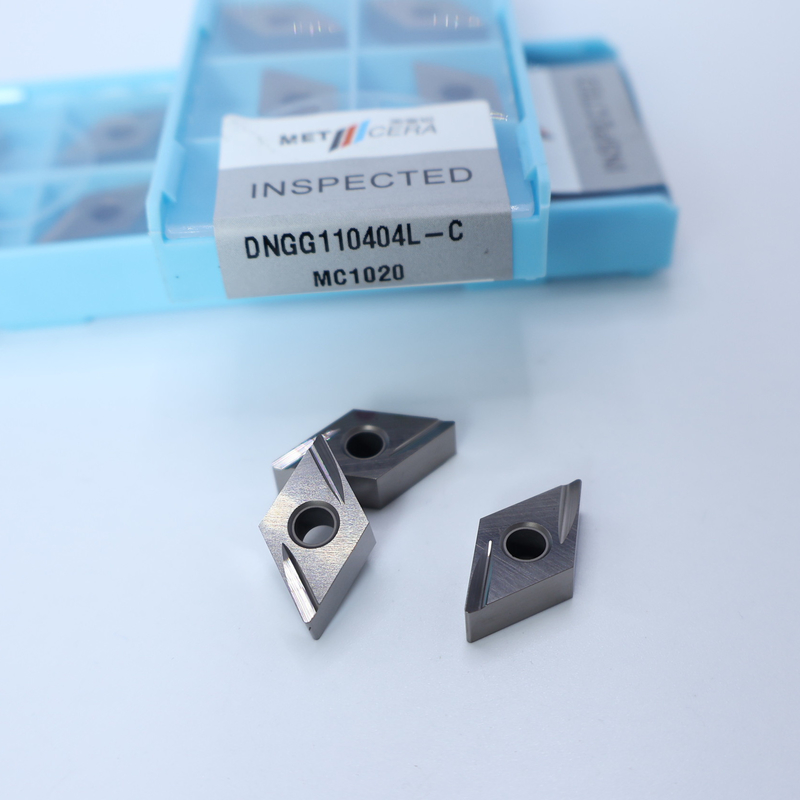 DNGG1104 DNGG11 Cermet CNC inserts de tournage de cermet, inserts de finition avec le disjoncteur de finition de C