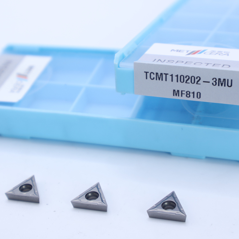 Insert de tournage de carbure TCMT09 TCMT11 TCMT16, insert CNC positif avec débroussailleuse semi-finie 3MU
