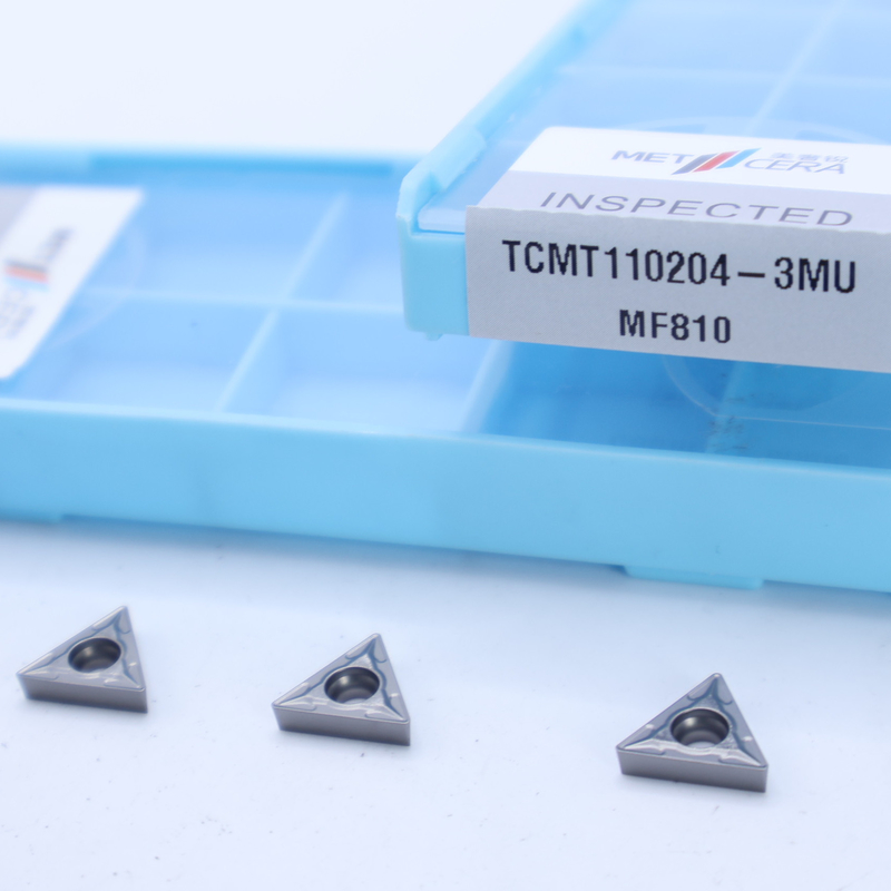 Insert de tournage de carbure TCMT09 TCMT11 TCMT16, insert CNC positif avec débroussailleuse semi-finie 3MU