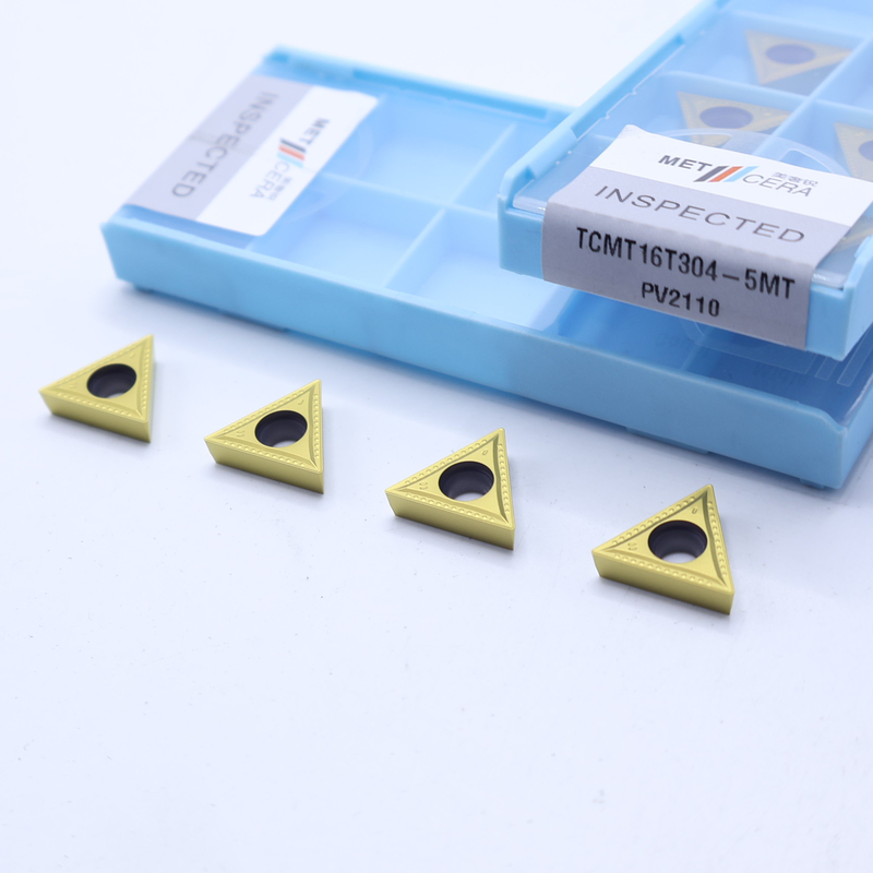 TCMT11 TCMT16 inserts de tournage CNC positifs avec déchiqueteurs semi-finis de 5 MT, inserts de tournage Cermet