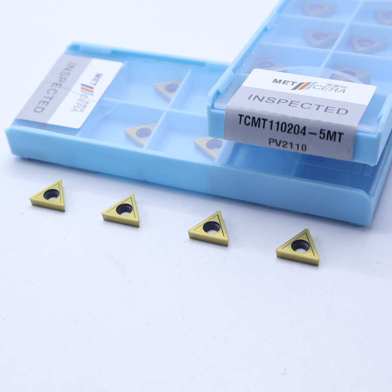 TCMT11 TCMT16 inserts de tournage CNC positifs avec déchiqueteurs semi-finis de 5 MT, inserts de tournage Cermet