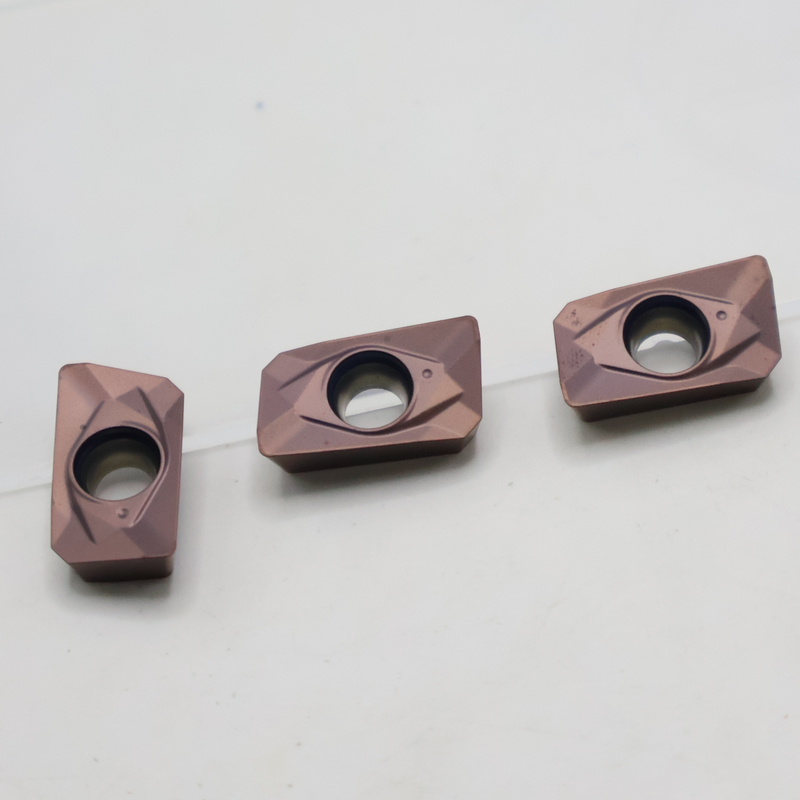Ensemble d'inserts de fraisage au carbure,inserts de fraisage à haute performance pour alliage dur en acier inoxydable APMT1604PDER-FM