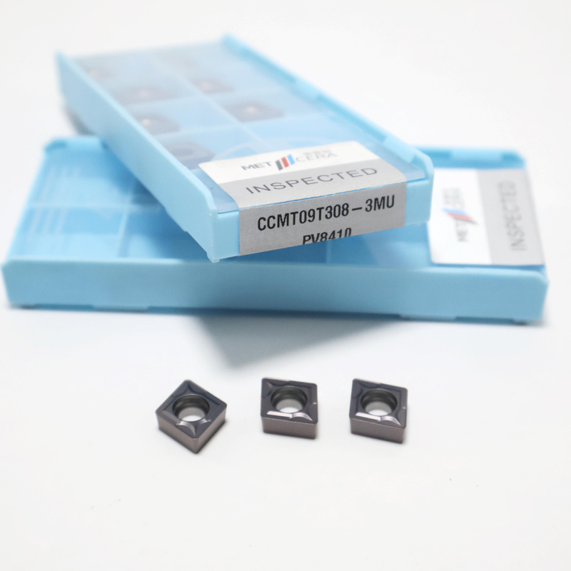 CCMT0602 CCMT09T3 CCMT1204 Insert de tournage par carbure pour l'acier, l'acier inoxydable, l'insert revêtu en PVD dans le brise-feu 3MU