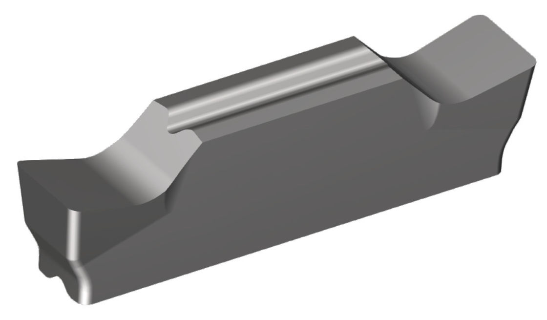 Insert de rainurage CNC 40HRC avec revêtement PVD et haute résistance à l'oxydation pour l'usinage de l'acier
